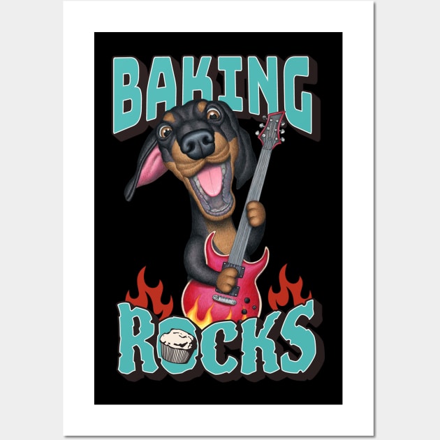 Baking Rocks Wall Art by Danny Gordon Art